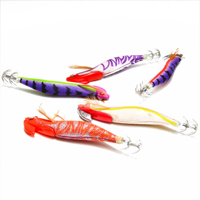 ポイント5倍中】ティップラン専用エギ 3.5号 30g 5色セット