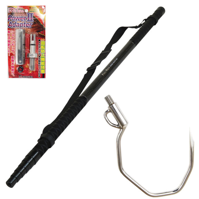 大型魚・マグロ対応 国産ギャフ採用 鍛冶屋道 フライングギャフセット 600 (gaffset-11)