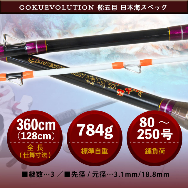 日本海沖 メバルセット ゴクエボリューション 船五目 日本海