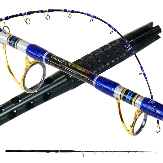 ゴクスペ スピニングモデル スタンディングロッド GrandEvo 極STANDING 165SP(100～300号)(goku-962366)|船 竿 ロッド リアルワンピース クエ キハダ マグロ カンパチ スピニング 相模湾 コマセ 釣り 総糸巻 グラスソリッド