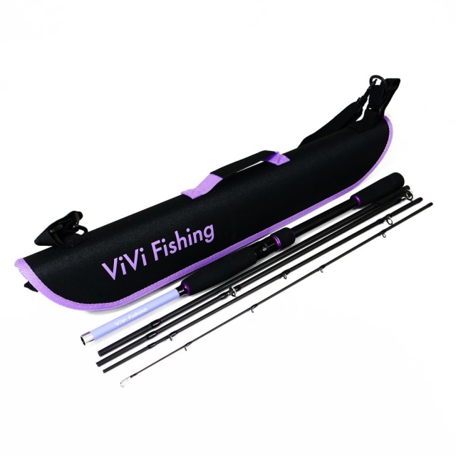 ピュアテック ViVi mobile エギング 8005M(goku-962670)｜エギング ロッド ルアー エギ イカ アオリ モバイルロッド コンパクトロッド パックロッド 竿 釣り竿 入門ロッド vivi