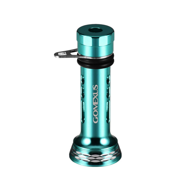 【Cpost】GOMEXUS エメラルダスブルー リールスタンド（フックキーパー付き） 98mm EM1(gome-r4em1-p)