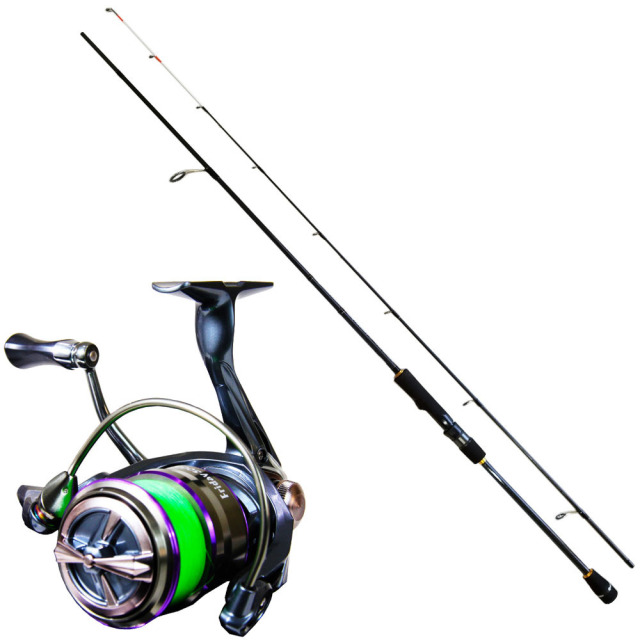 GLORYFISH METALIST2 S70H オモリグ ロッド＆リール セット (ikametal-013)｜釣具 釣り竿 リール スピニングリール イカメタル スッテゲーム 竿 オモリグ ロッド