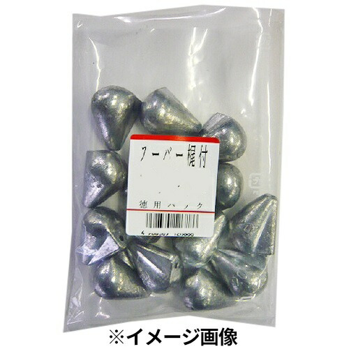 関門工業 スーパー梶付オモリ1Kg お徳用 30号(kan-126909) |船釣り 鉛
