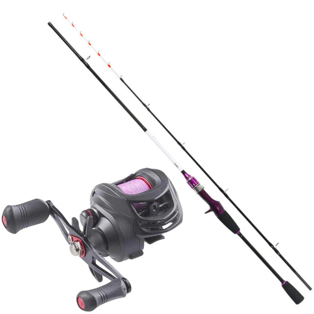 おり釣具 船カワハギ 釣りセット フライデーカワハギ180 ＆ PROMARINE EST108WPE エスティア PE0.8号200M ダブルハンドル (kawahagi-005)|  カワハギ 竿 船 釣り