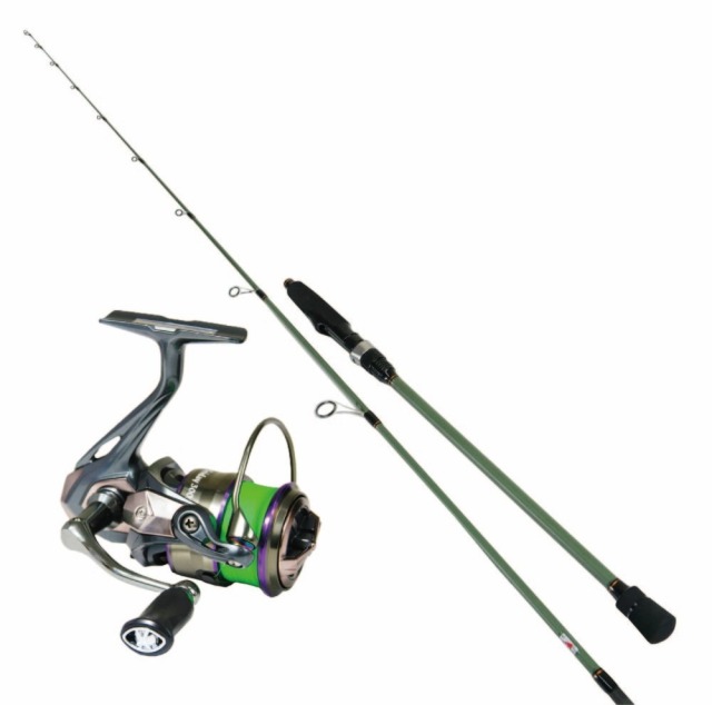 おり釣具 スーパーライトジギングセット80 オーシャンバリュー SLJ 602S-80＆フライデー3 XE3000 0.8号300m付(oceanvalue-set033)|SLJ スーパーライトジギングロッド ライトジギング スピニング