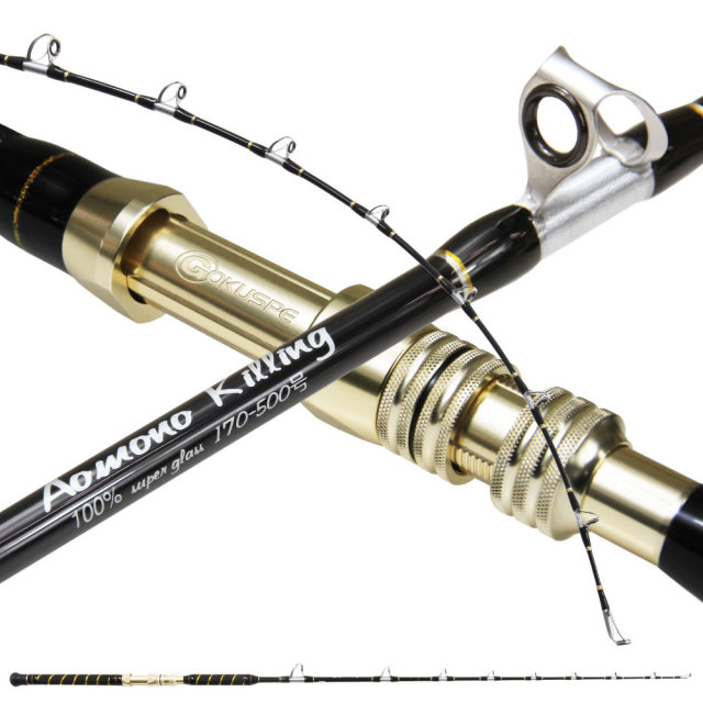 二代目青物キリング170-500号ブラック (ori-781022)｜船竿  深海 アカムツ ノドグロ キンメ マダラ アラ アコウダイ カンパチ 相模湾 キハダ マグロ 中深海 底物 泳がせ