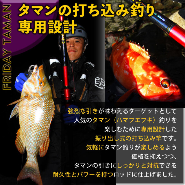 打ち込み専用竿 Friday タマン 500-10(ori-781121) 