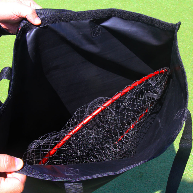 おり釣具 ランディングネットバッグ ブラック(ori-783330)｜釣具