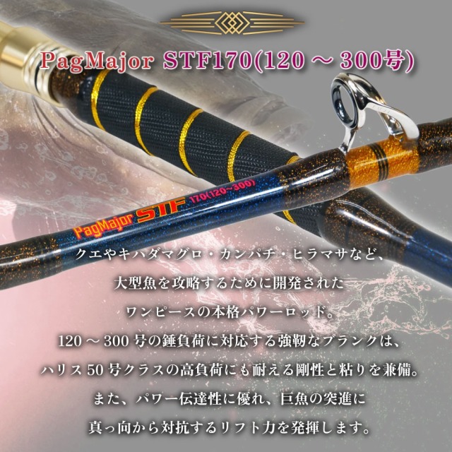 おり釣具 リアルワンピーススタンディングロッド パグマイヨ STF170