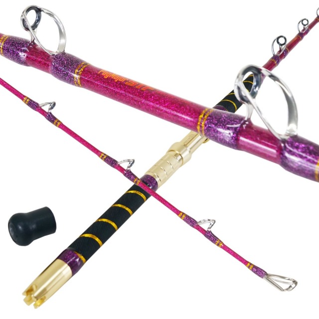 おり釣具 リアルワンピーススタンディングロッド パグマイヨ STF190(100～250号)(ori-783408)｜竿 釣り竿 大物 大物竿 クエ キハダマグロ カンパチ ヒラマサ 総糸巻 ワンピース アルミシート 大型魚 ゴクスぺ おり釣具