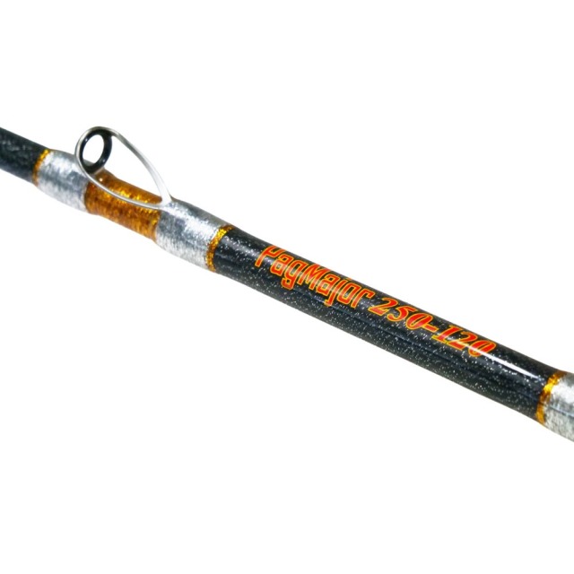 おり釣具 グラスソリッド総糸巻船竿 超軟調真鯛 パグマイヨ 250-120号