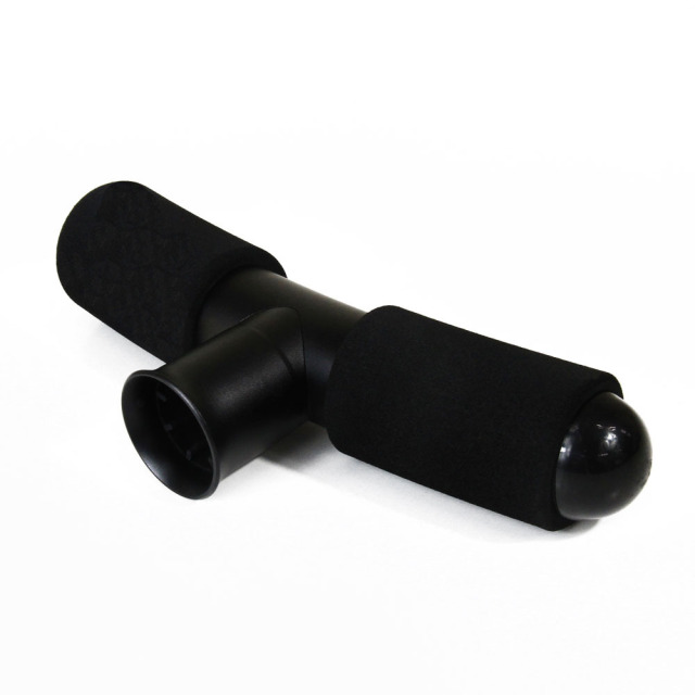 おり釣具オリジナル アルミデカあて T-BAR ブラック(ori-783491)｜船竿