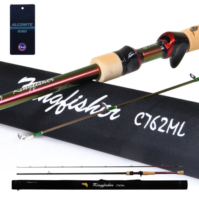 おり釣具 ハードロッドケース付 ルアースタイル キングフィッシャー バス/ロックフィッシュ/シーバス C762ML(ori-784139)|ブラックバス バス釣り バスフィッシング シーバス キジハタ アカハタ 根魚 アイナメ ソイ