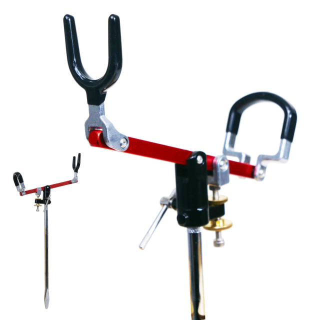 おり釣具 ぶっこみ釣りにお勧め ステンピトン竿受け 30cm(ori-784986)｜釣具 釣り ロッドホルダー ロッドキーパー 竿受け ピトン