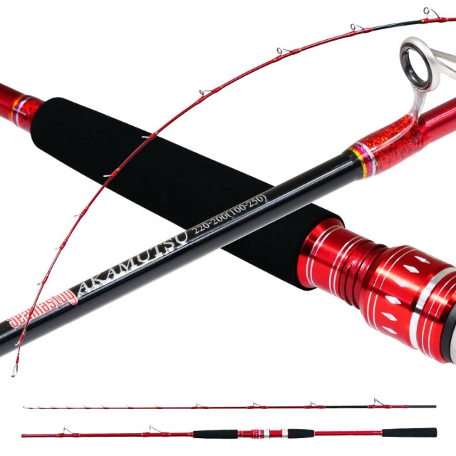 おり釣具 カーボン船竿 シーマスタッグ アカムツ 220-200(ori-785198)｜アカムツ のどぐろ 深海釣り 中深海 中深場 釣竿 深海竿 アカムツ竿 船竿 船釣り 船 カーボン ソリッド チューブラー 海釣り 海 釣り シーマスタッグ おり釣具