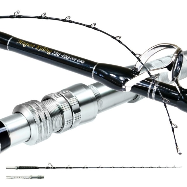 おり釣具 マグロ専用竿 マグロキリング 220(ori-785341)｜泳がせ ノマセ 大物 怪魚 キハダ マグロ クロマグロ 黒マグロ 船 オフショア 釣り 船竿 大物竿 マグロロッド