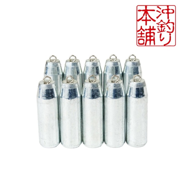 おり釣具 沖釣本舗オモリ エコバージョン 30号 10本入(ori-785426)|釣具 釣り 船釣り オモリ 錘 エコオモリ 鉄 遠里 胴付き仕掛 天秤