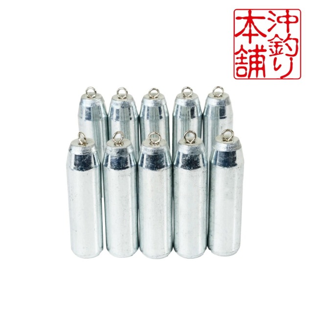 おり釣具 沖釣本舗オモリ エコバージョン 35号 10本入(ori-785433)|釣具 釣り 船釣り オモリ 錘 エコオモリ 鉄 遠里 胴付き仕掛 天秤