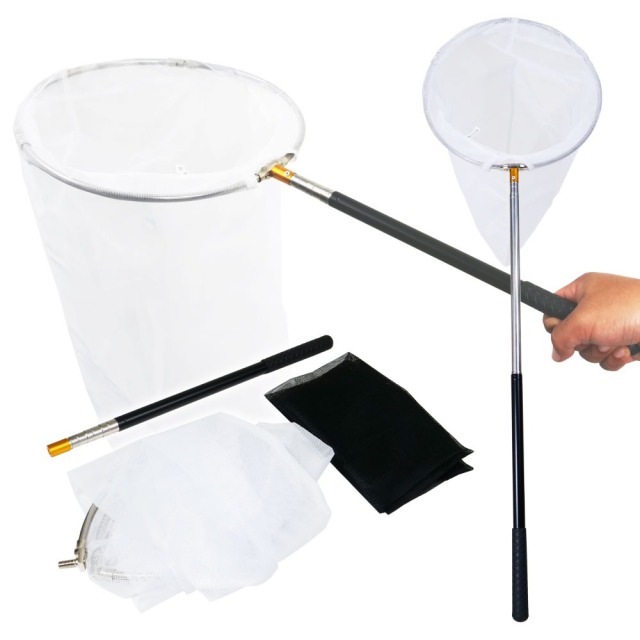 おり釣具 魚とり用 替え網付 虫取り網セット(ori-786324) 虫あみ 直径28cm／網目1mm 魚取り網付属 3段伸縮 40-150cm 折りたたみネット 虫取り網 ガサガサ 網 虫とり網 虫捕り網 昆虫採集 網 昆虫網 捕虫網 虫取りあみ 子供 虫取り網 昆虫採集 夏休み 魚取り 網