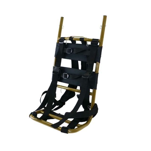 【送料無料】おり釣具 軽量 アルミ 金次郎の背負子(しょいこ) M カーキ(ori-786553)|背負子 運搬 荷物 海 河 川 キャンプ バッグ 運ぶ 釣り 釣具 道具 遠里 おり