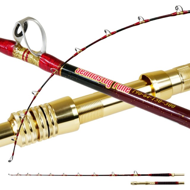 グラスソリッド 総糸巻 汎用 船竿 2代目シーマスタッグ船 総糸巻 190-64(150～300)おり釣具(ori-787376)｜ 64調子 落とし込み メダイ オニカサゴ キハダマグロ