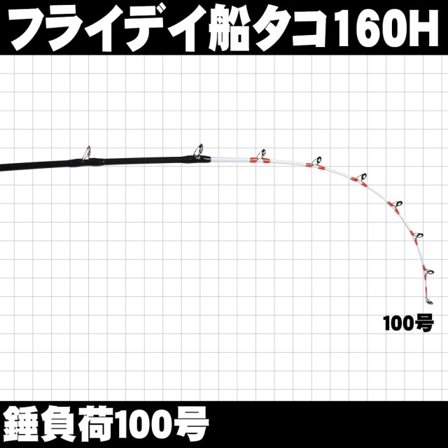 船タコ専用ロッド フライデー 船タコ 160h Ori 釣具用品おり釣具