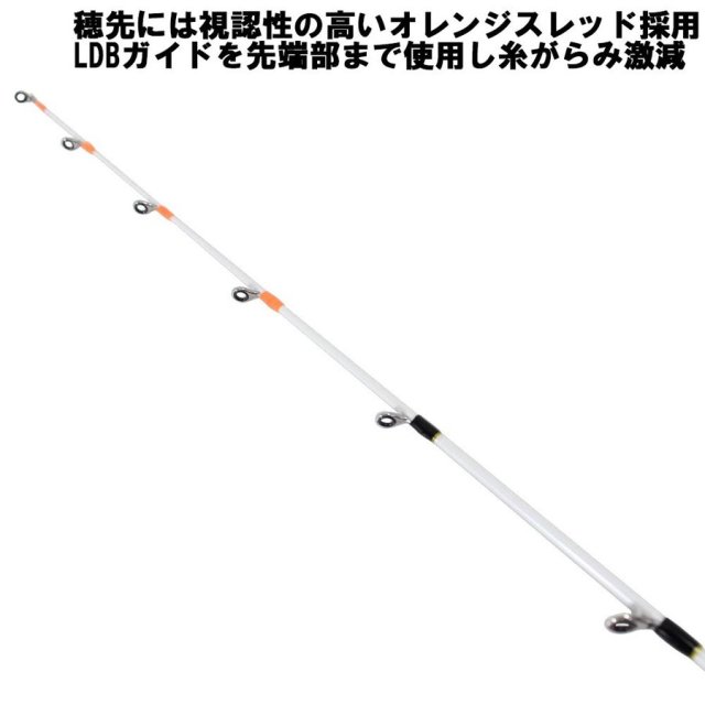○落とし込みにはコレ！船釣り用竿＆リールセット185cm-120号(ori