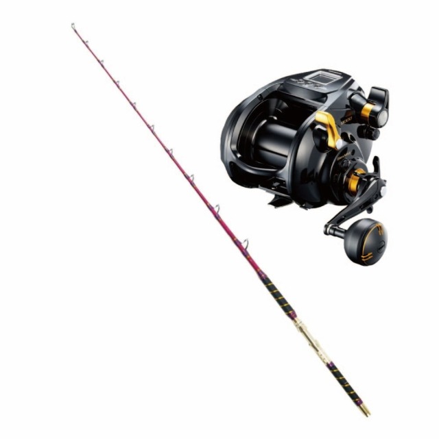 おり釣具オリジナル 大物泳がせパグマイヨセット リアルワンピーススタンディングロッド パグマイヨSTF180(150～350号)＆シマノ 22 ビーストマスター 9000 (ori-funeset1016)| おり釣具 沖釣り グラスソリッド 総糸巻き 船竿 船釣り 大物 クエ マグロ キハダ 深海 泳がせ