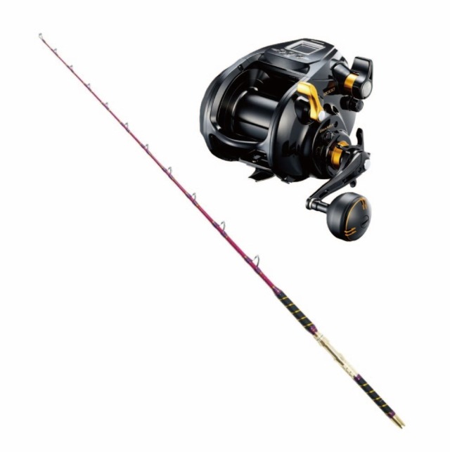 おり釣具オリジナル 大物泳がせパグマイヨセット リアルワンピーススタンディングロッド パグマイヨSTF190(120～250号)＆シマノ 22 ビーストマスター 9000 (ori-funeset1017)| おり釣具 沖釣り グラスソリッド 総糸巻き 船竿 船釣り 大物 クエ マグロ キハダ 深海 泳がせ