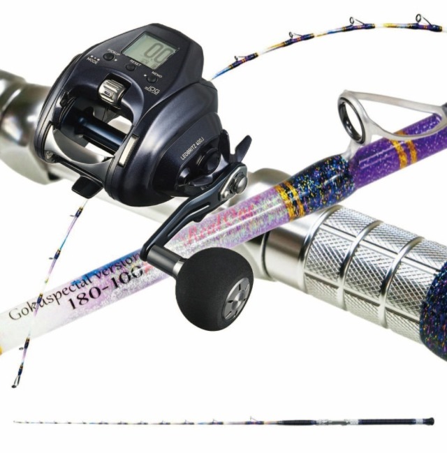 【今だけP5倍】ゴクスペ 六代目Gokuspecial Version-S RealOne 180-100＆ダイワ 25 レオブリッツ 400J 右ハンドルセット (ori-funeset1058)