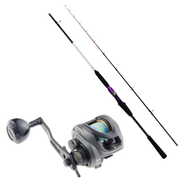 テンヤタチウオセット フライデー船タチウオ 180M 30～60号 ＆ ドレッド PE2.0号150m付き (ori-funeset1147)