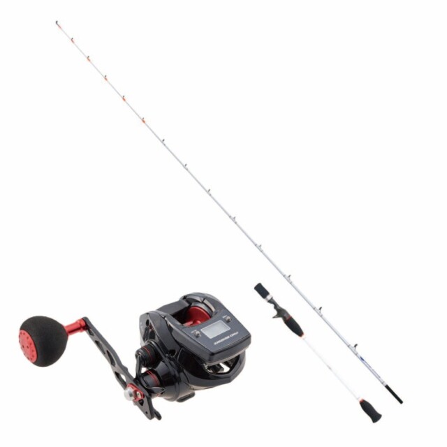 ディープアミティ195M＆DE250PE デジタルアース PE3号200M糸付 ライトゲームセット(ori-funeset704)｜船釣り ライトゲーム マダイ タチウオ ヒラメ アマダイ PE3号つき 青物 