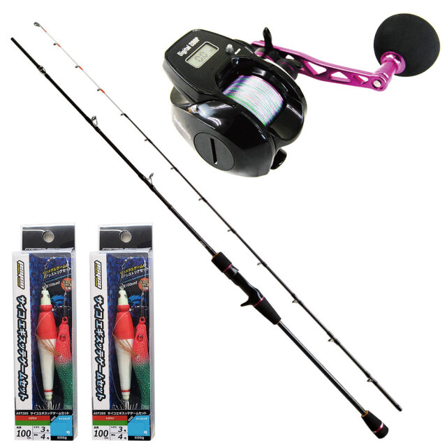 イカメタル 4点 フルセット メタリスト2 スパイラル モデル セット