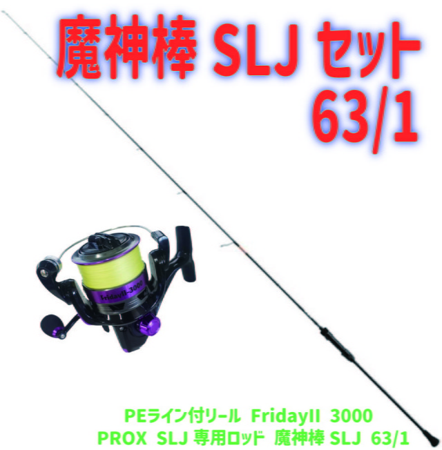 SLJ マダイジギング ロッドとリール