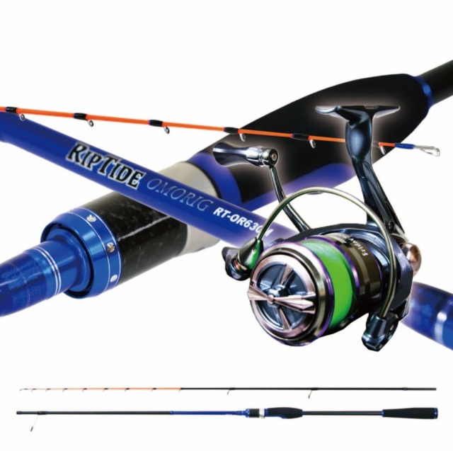 リップタイドオモリグOM630Mセット リップタイド オモリグ OM630M&フライデー3 XE3000 0.8号300m付 (riptideset-001)|リップタイド オモリグ イカメタル エギング セット エギ オモリグロッド スピニングリール 初心者 ビギナー
