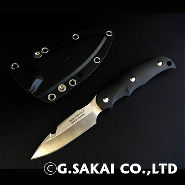 G・サカイ サビナイフ2 サバキ3寸 ガットフック付き(sakai-740096)