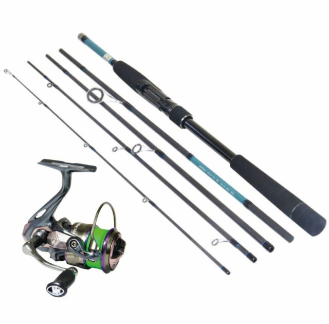 オーシャンバリュー モバイルシーバスセット5pcシーバス 9005ML＆フライデー3 XE3000 0.8号300m付 (seabassset-093)