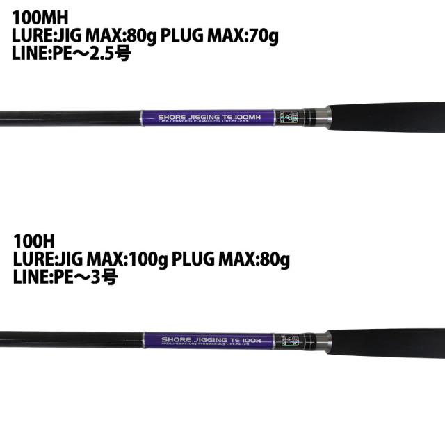 送料無料】 吉樹SHOREJIGING TE 100MH／100H ＆ YOSHIKI 4000XH PE1.5 
