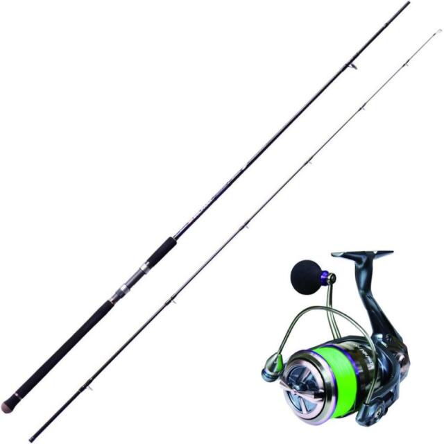 ソルパラ ライトショアジギングセット ソルパラ SPX-962LSJ＆YOSHIKI XE5000 3号200m付(shorejiggiset-92)