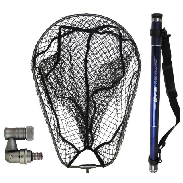 ランディング3点セット BLUE LARCAL 玉ノ柄600+ランディングネットL+ジョイントパーツ (sip-netset01-l)