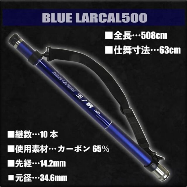 ポイント5倍中】ランディング3点セット BLUE LARCAL 玉ノ柄500+