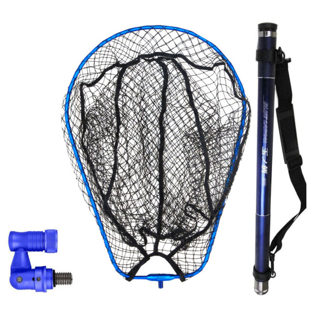 ランディング3点セット BLUE LARCAL 玉ノ柄500+ランディングネットL+ジョイントパーツ (sip-netset03-l)