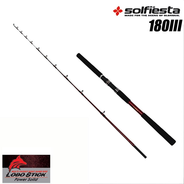 Solfiesta カーボン並継船竿 LOBO STICK 180 III(solf-060913)