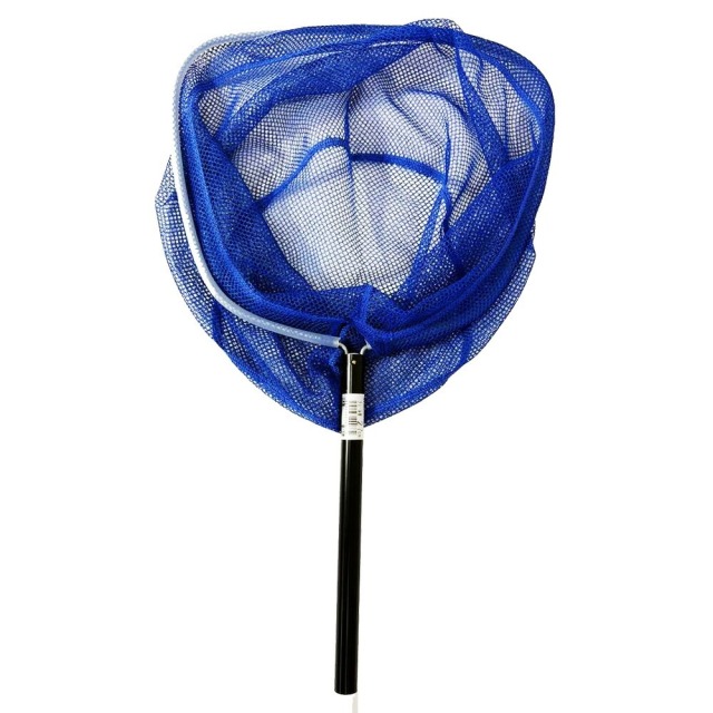 柳井製網 日本製 角パイプ25カバー付 チュール青 27cm(yanai-000772) | 網 玉網 チュール網 ナイロン網