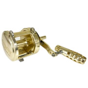 トローリング　フィッシングリール　ゴールド 2スピードソルトウォーターフィッシングリール50W80Wヘビー