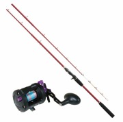 船タコセット セルフォートタコエギ 180H ＆ フライデータコ PE2号150m付  (funetakoset-a-019) |  明石沖 東京湾 エギタコ オクトパッシング 船釣り入門