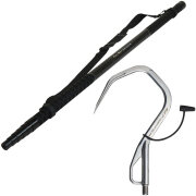 おり釣具 大型魚対応 フルロックシャフト6m ＆ プロックス 鋳造PギャフL フライングギャフ 2点セット (gaffset-13)｜シャフト 6m 青物 ブリ ショアジギング 