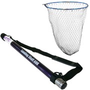 おり釣具 フライデー 超小継玉の柄 6m ＆ 折りたたみネット四つ折り磯玉網 60cm ２点セット (landingset-273)｜ランディングネット ラバー ランディングネット 折りたたみ タモ網 ランディングシャフト ラバーネット