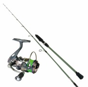 おり釣具 スーパーライトジギングセット80 オーシャンバリュー SLJ 602S-80＆フライデー3 XE3000 0.8号300m付(oceanvalue-set033)|SLJ スーパーライトジギングロッド ライトジギング スピニング